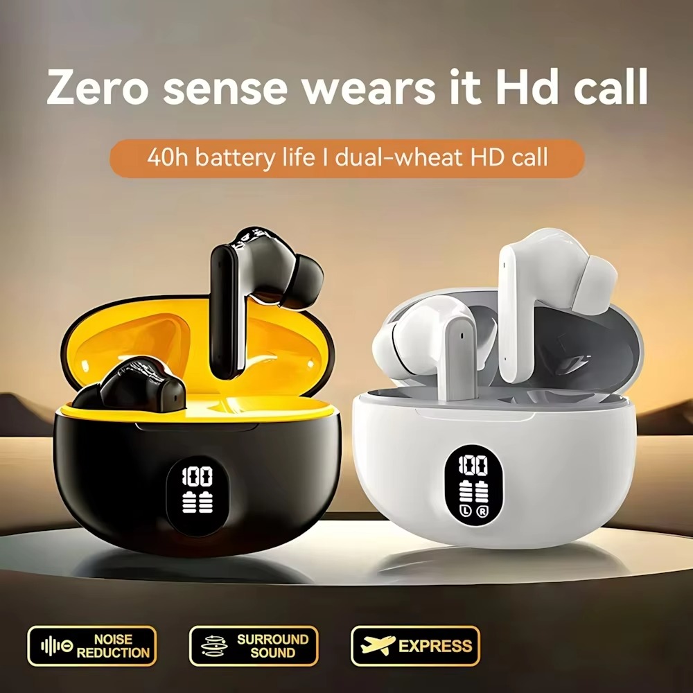 Wireless Charger - 2028 QCY 슬림 미니 블루투스 이어폰: