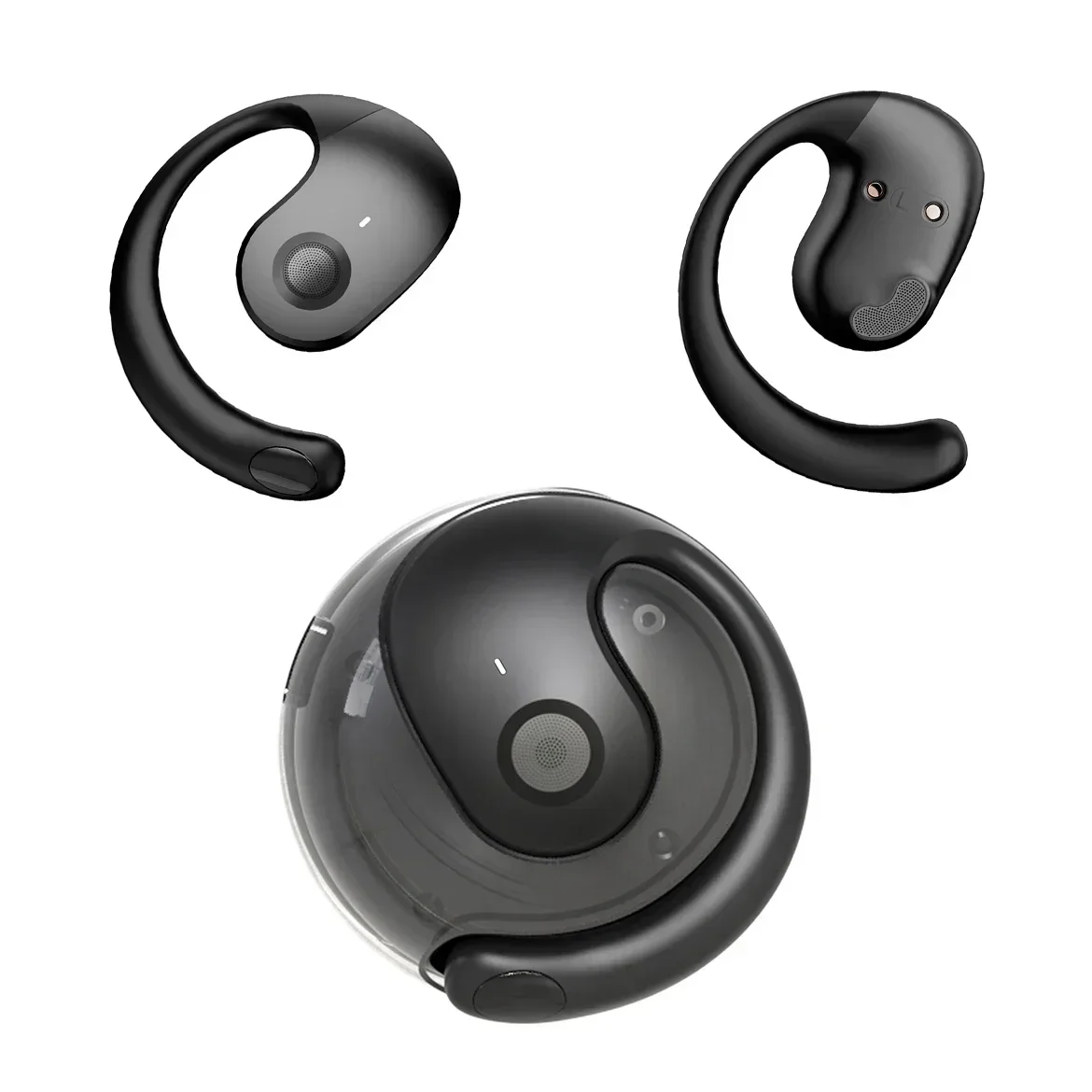 투명한 디자인의 TWS 블루투스 헤드셋, 디스플레이 기 - Headphones Wireless 리뷰 및 가격