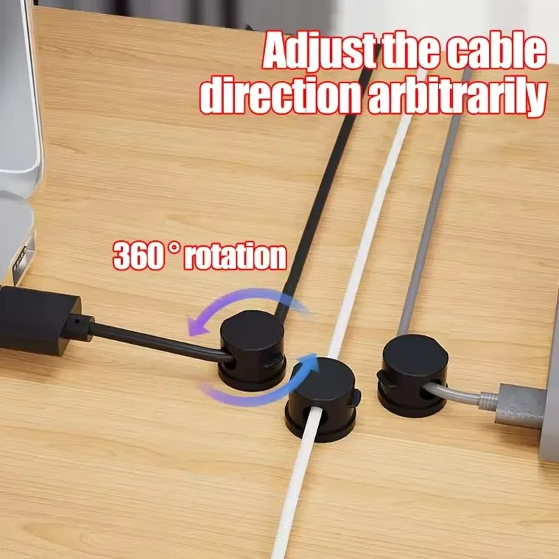 360도 회전식 자석 케이블 클립, 케이블 정리대, 접 - Cable Organizer 리뷰 및 가격