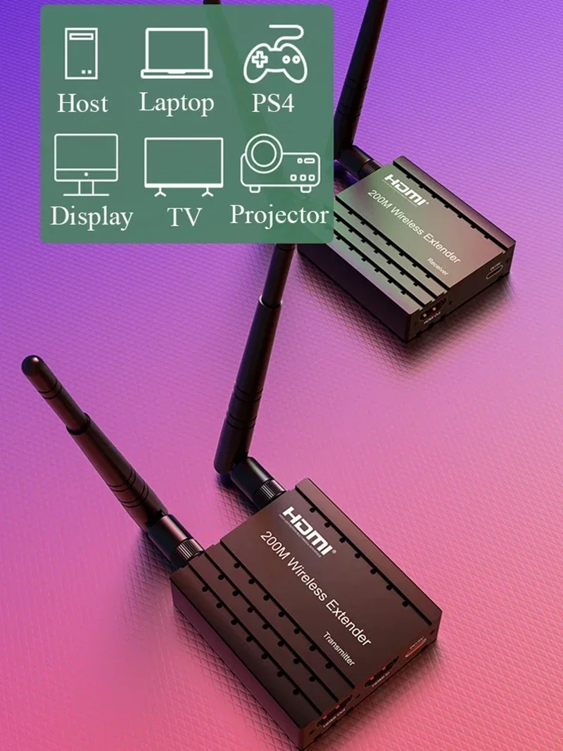 무선 비디오 오디오 송수신기 200M HDMI 연장기  - Hdmi Adapter 리뷰 및 가격