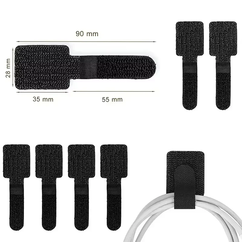 재사용 가능한 케이블 타이, 새로운 고정식 와이어 정리 - Cable Organizer 리뷰 및 가격