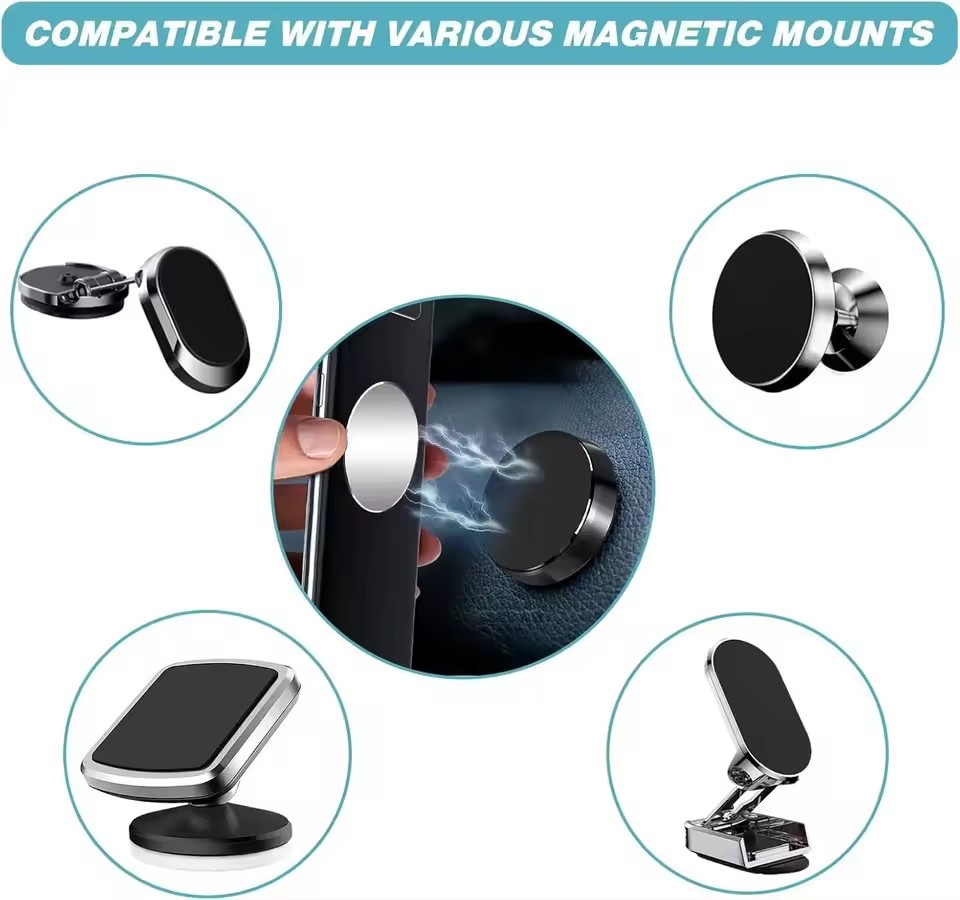 1/50개 자석 금속판 자동차용 자석 휴대폰 거치대 범 - Phone Holder 리뷰 및 가격