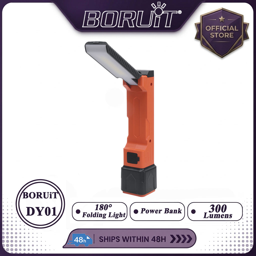 BORUiT 300LM LED 작업등 줌 플래시라이트  - Power Bank 리뷰 및 가격