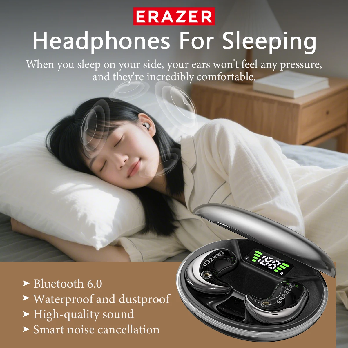 EARZER XF58 인이어 블루투스 헤드폰 마이크 내 - Headphones Wireless 리뷰 및 가격