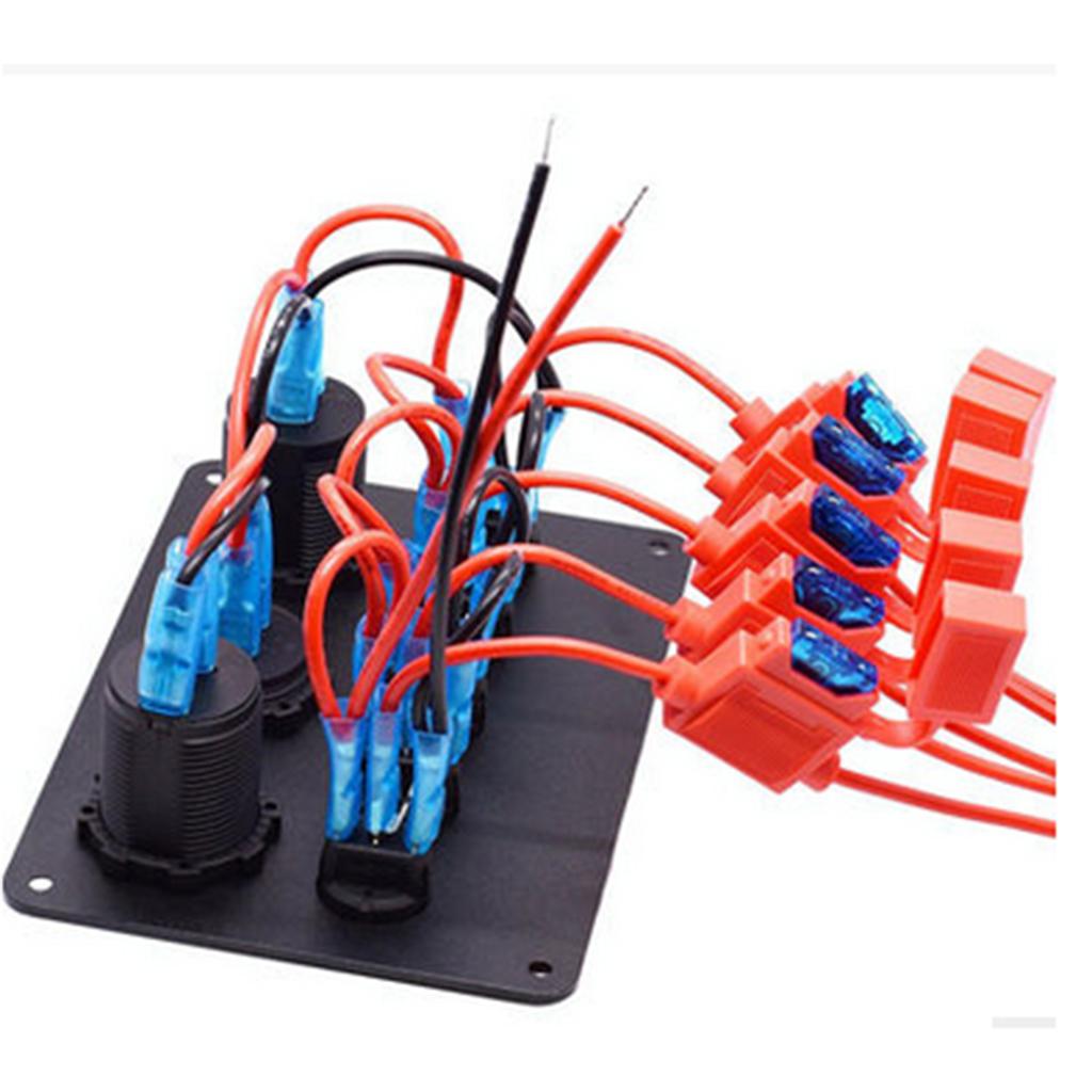 ABS 플라스틱 재질의 5구 스위치 패널, USB 충전 - Usb Charger 리뷰 및 가격