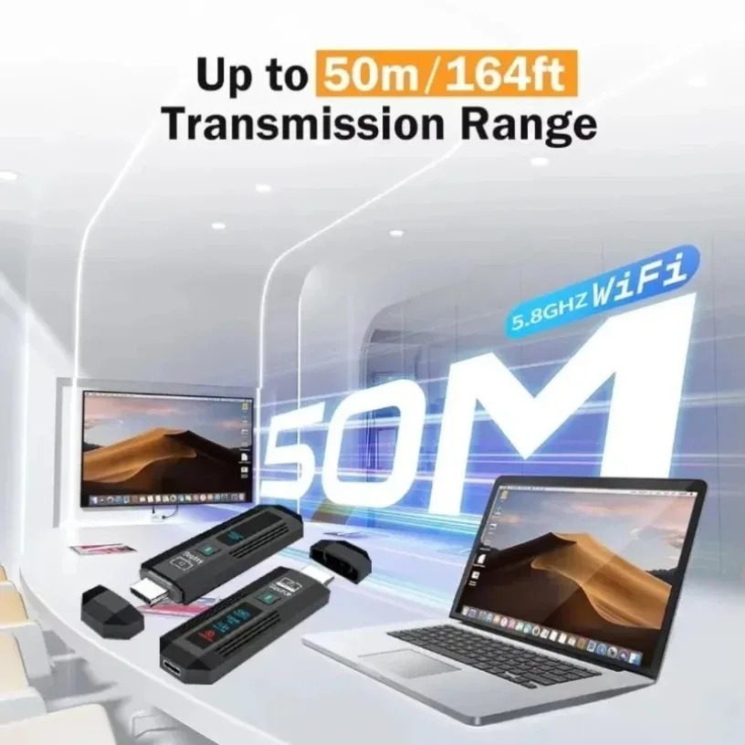 PC-TV 무선 어댑터 HDMI 호환 50M 1080P - Hdmi Adapter 리뷰 및 가격