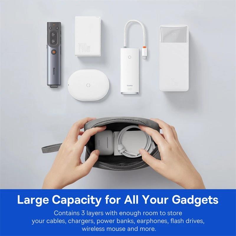 휴대용 전화 방수 가방 여행용 충전기 케이블 보관 케이 - Cable Organizer 리뷰 및 가격